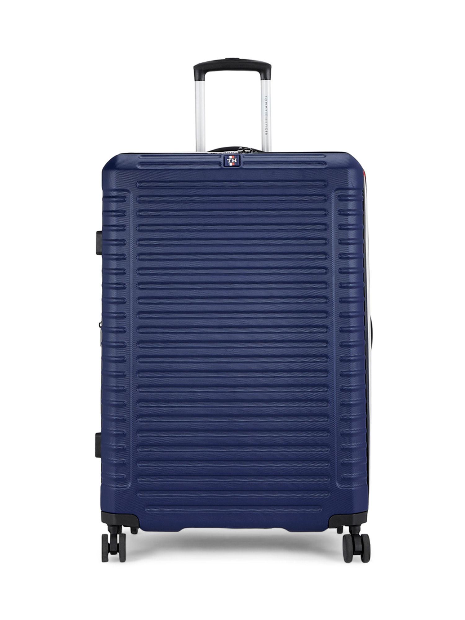 hummer-plus-hard-luggage-trolley-bag-textured-cargo-navy