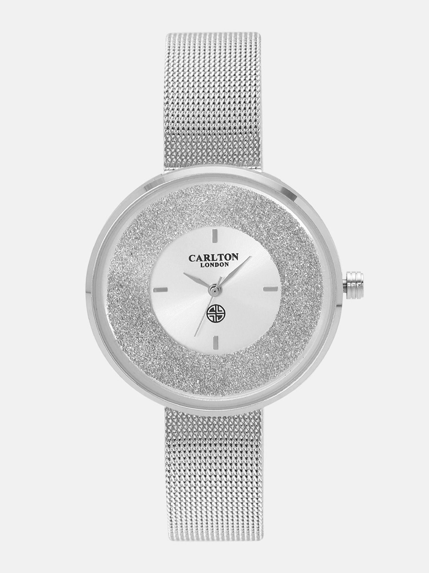 Silver Toned Analogue Watch - CL021SSIS For Women