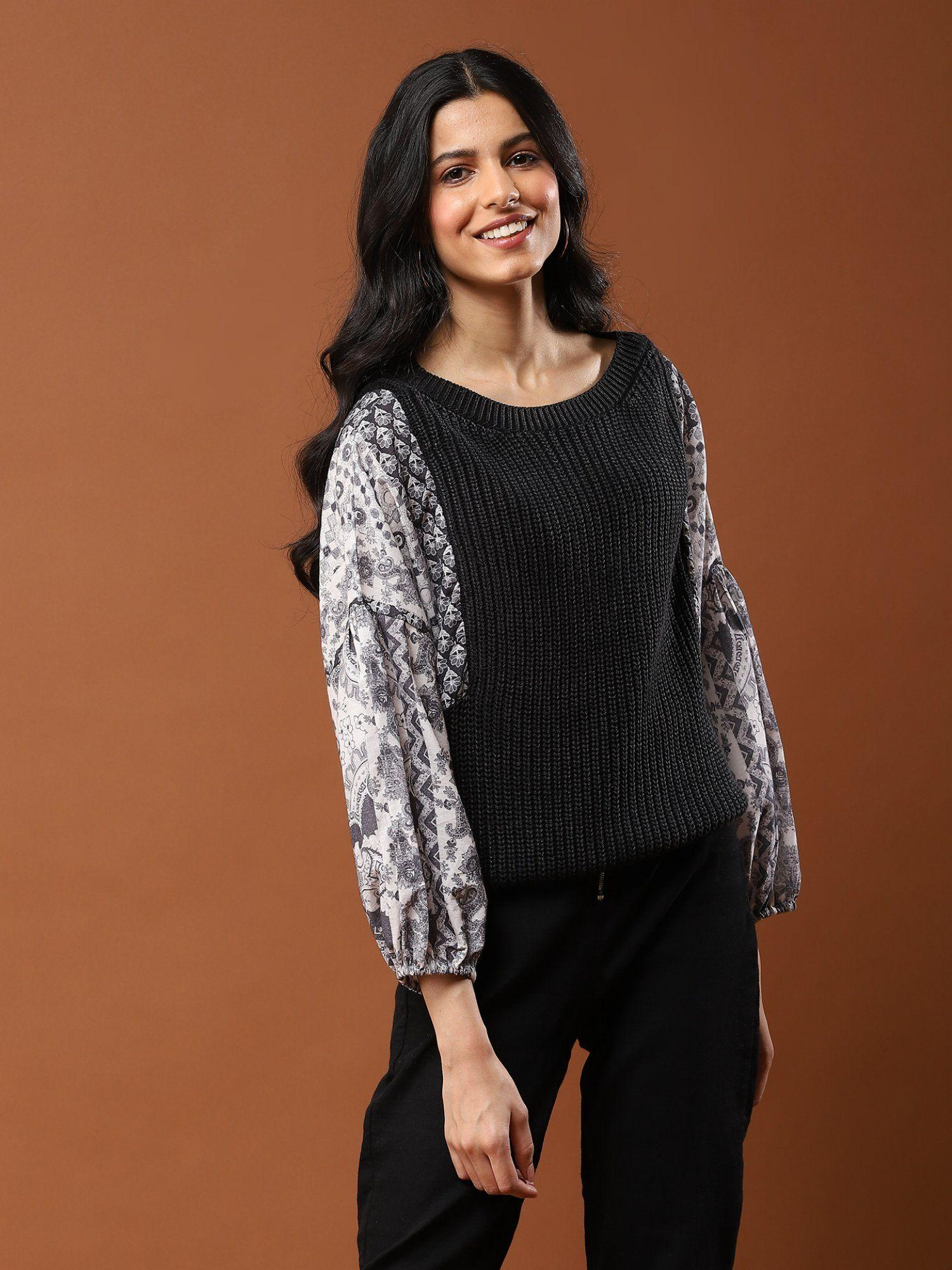 black-cable-knit-sweater