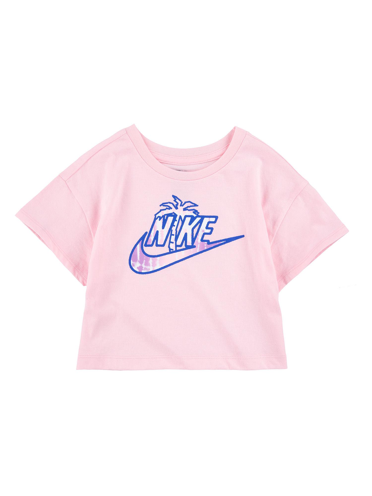Girls Pink Solid T-shirts
