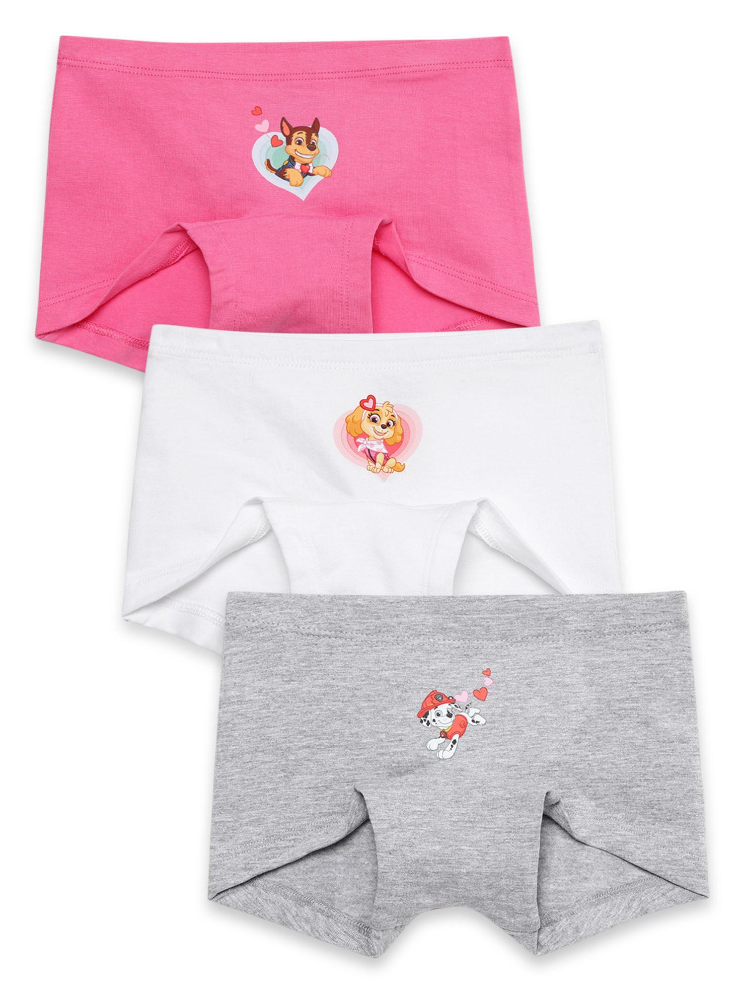 Girls Paw Patrol Boxer Briefs (Pack of 3)