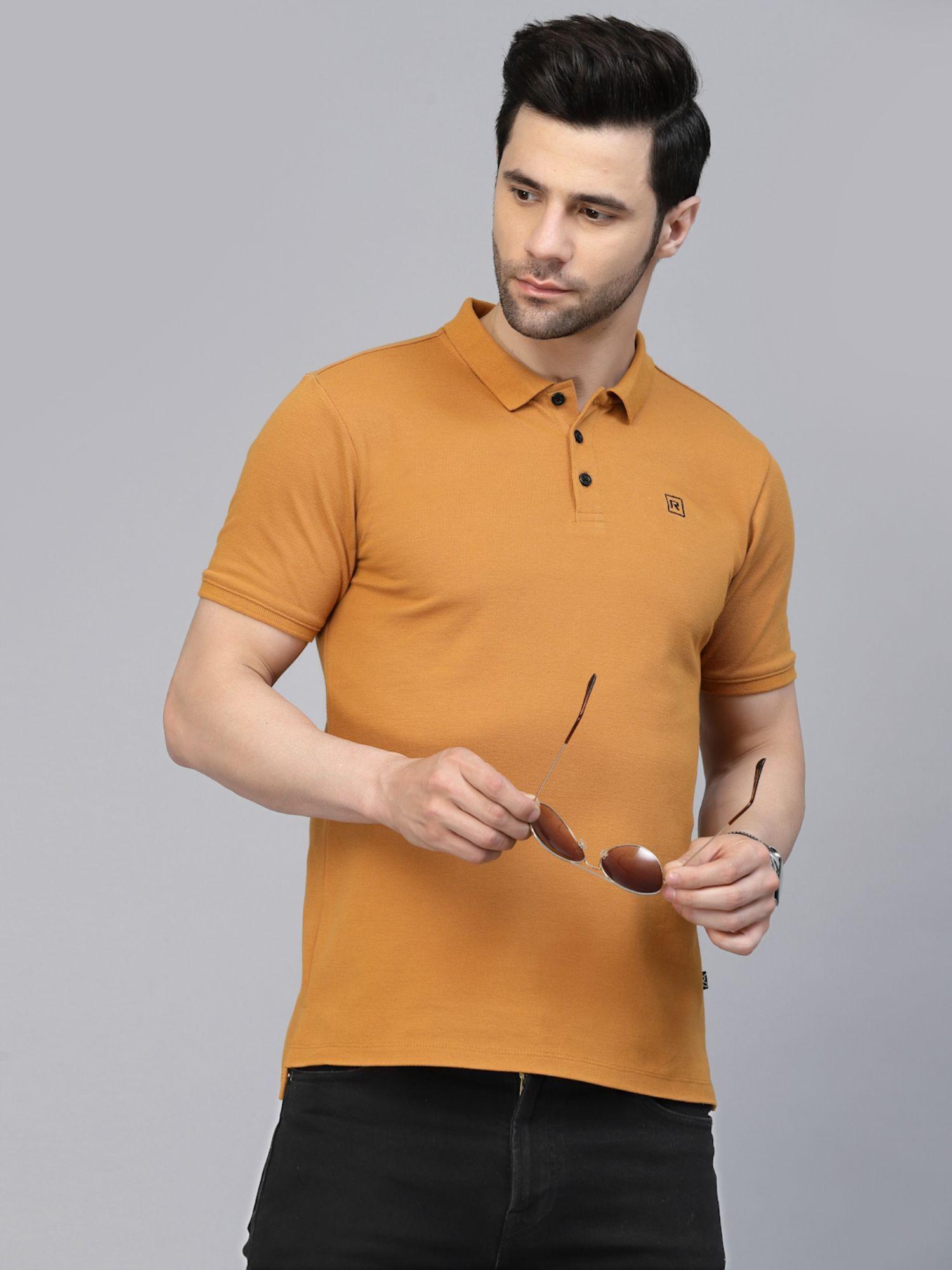 men-light-brown-polo-t-shirt
