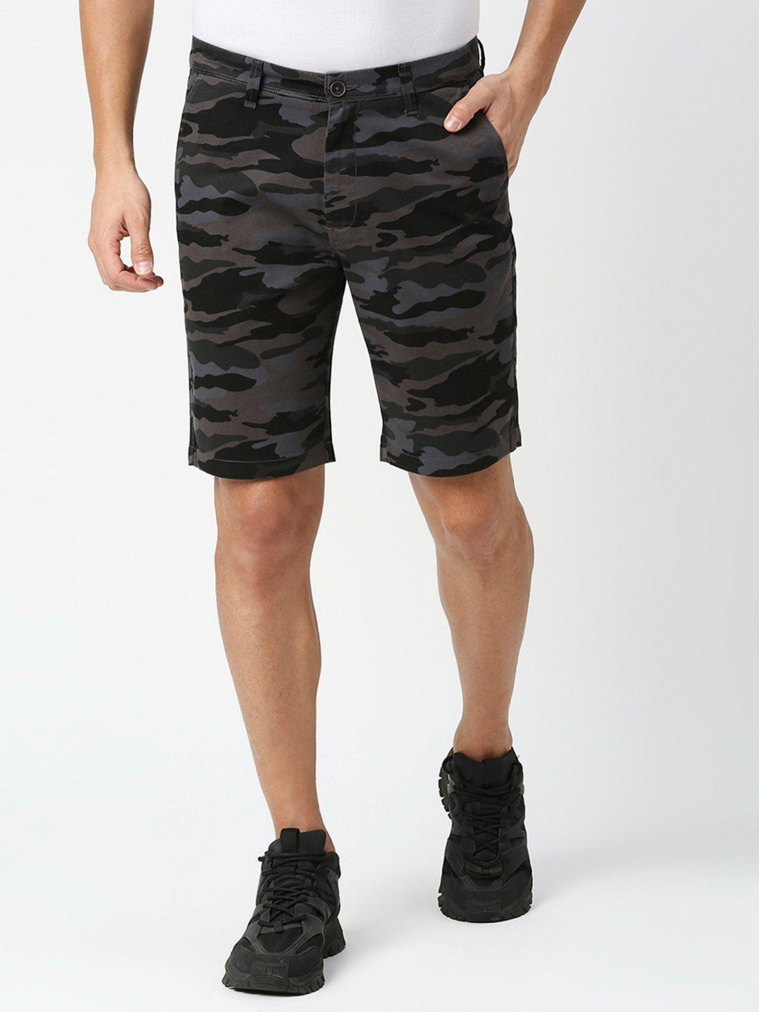 grey-camouflage-cotton-stretch-insert-pocket-shorts