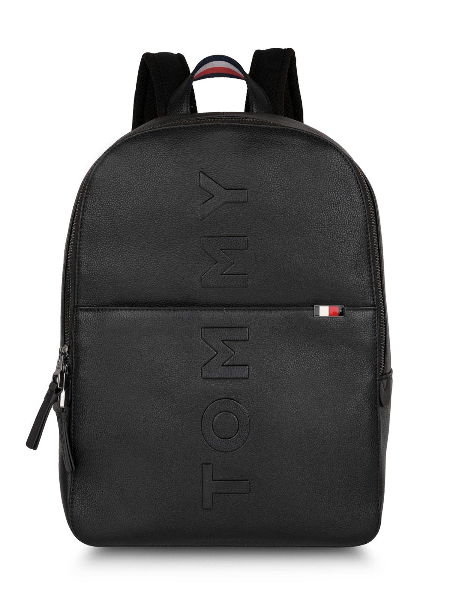 Time-Square Laptop Backpack Textured Black 8903496176155