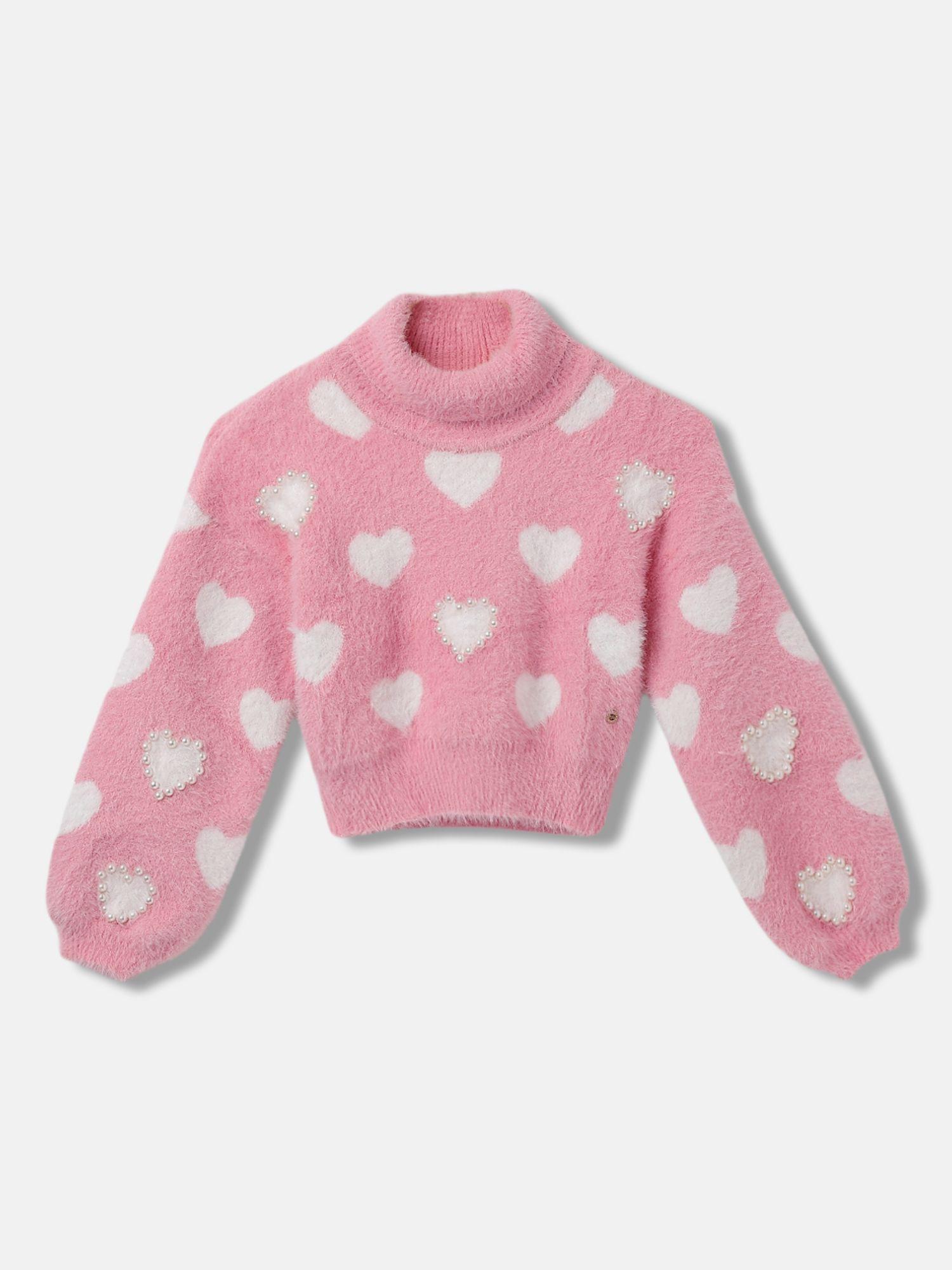 girls-self-design-turtle-neck-full-sleeves-sweater