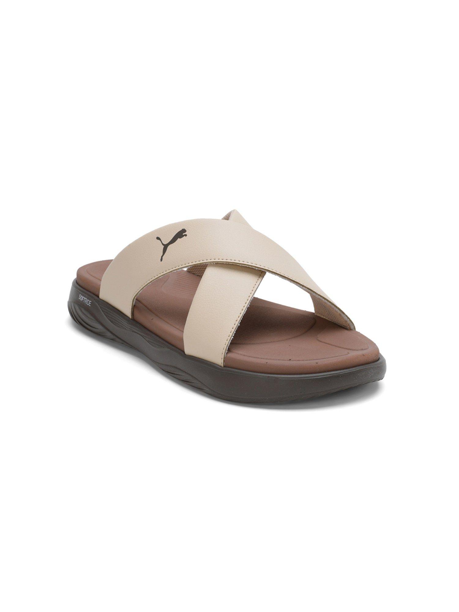 Softride Seave Slip Unisex Brown Sandals
