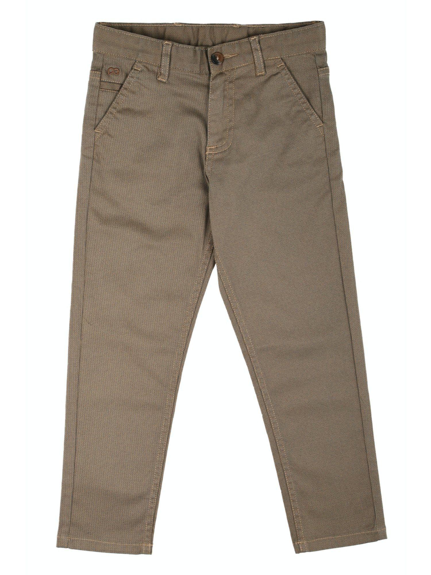 boys-brown-solid-pants