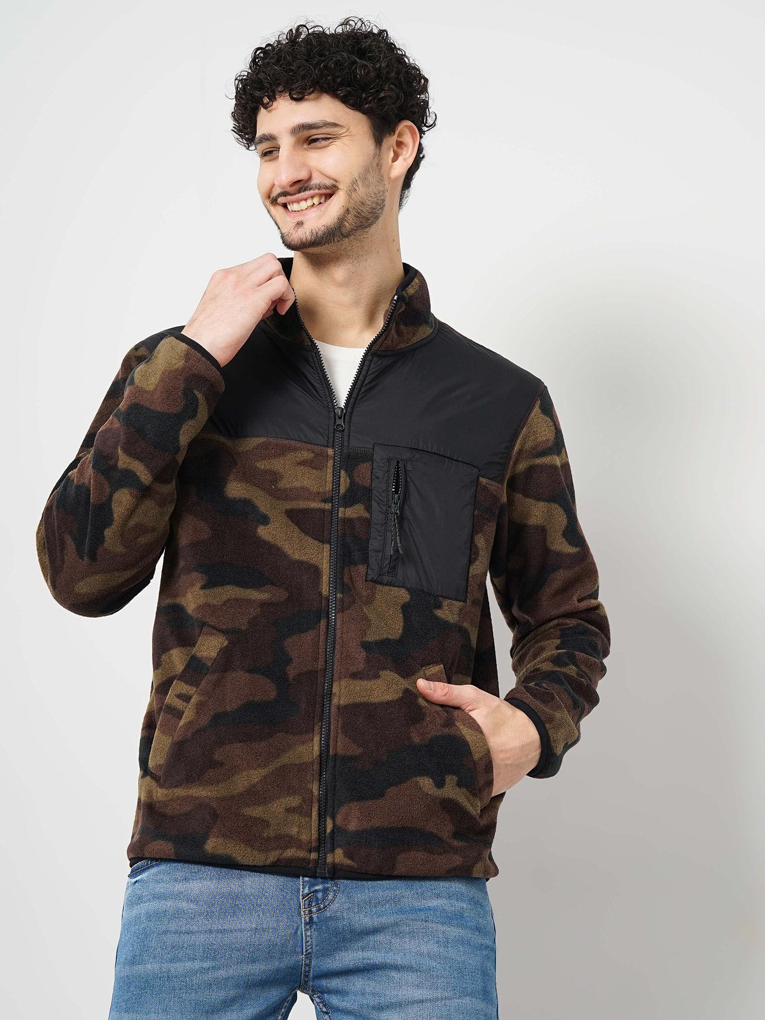 Camouflage Brown Full Jackets