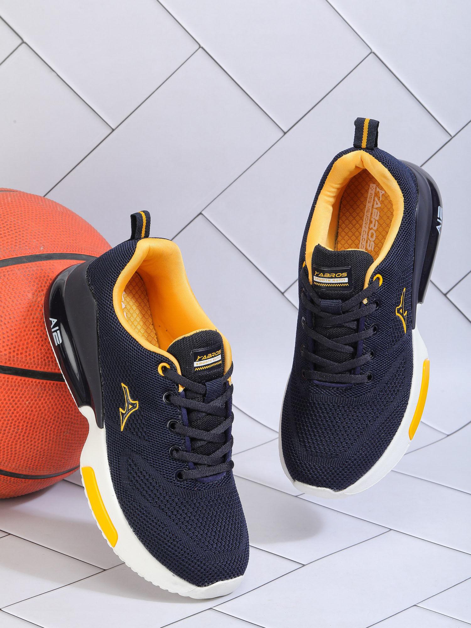 Navy and Mustard Boys Shoe