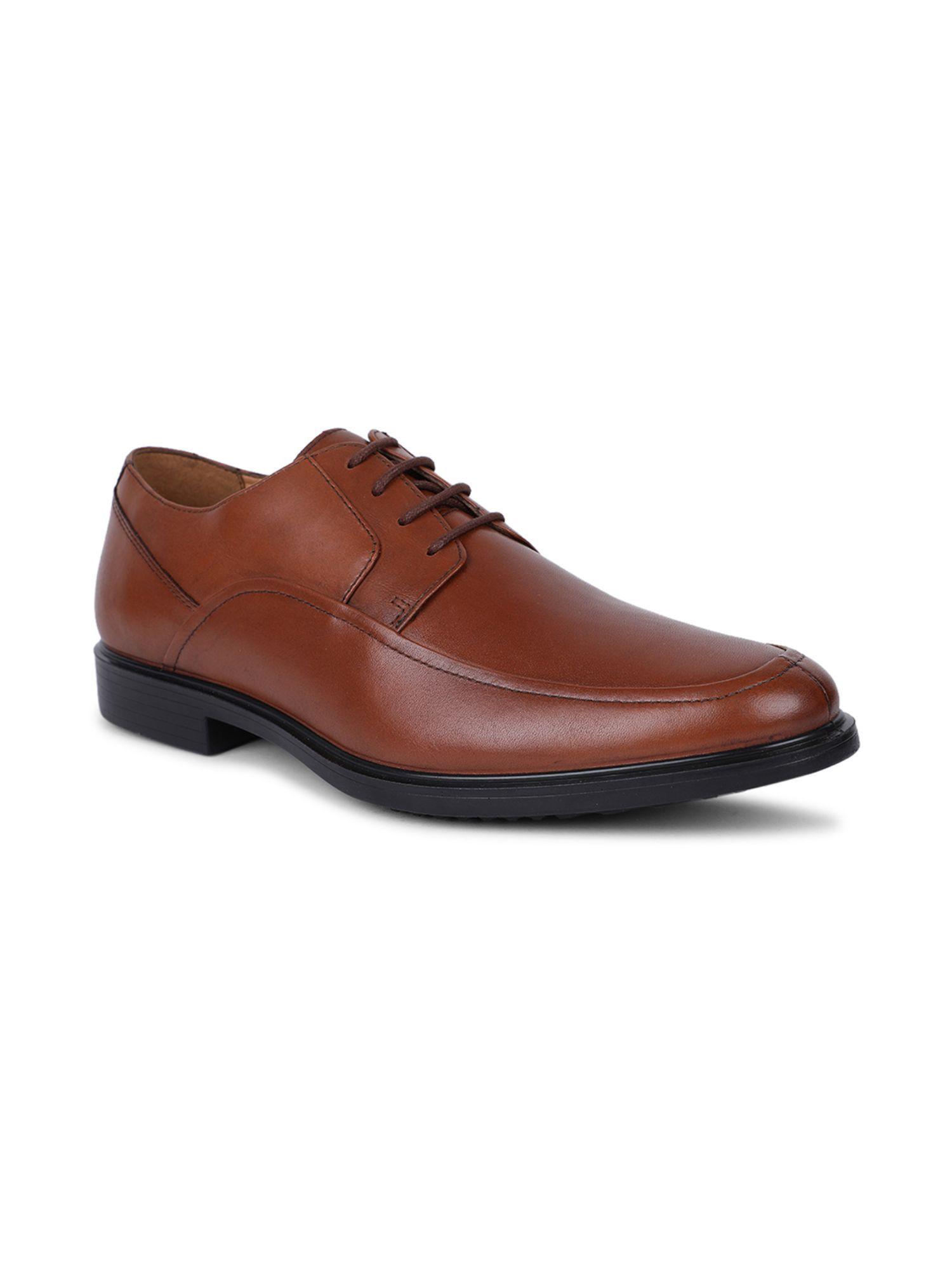Solid Brown Formal Shoes