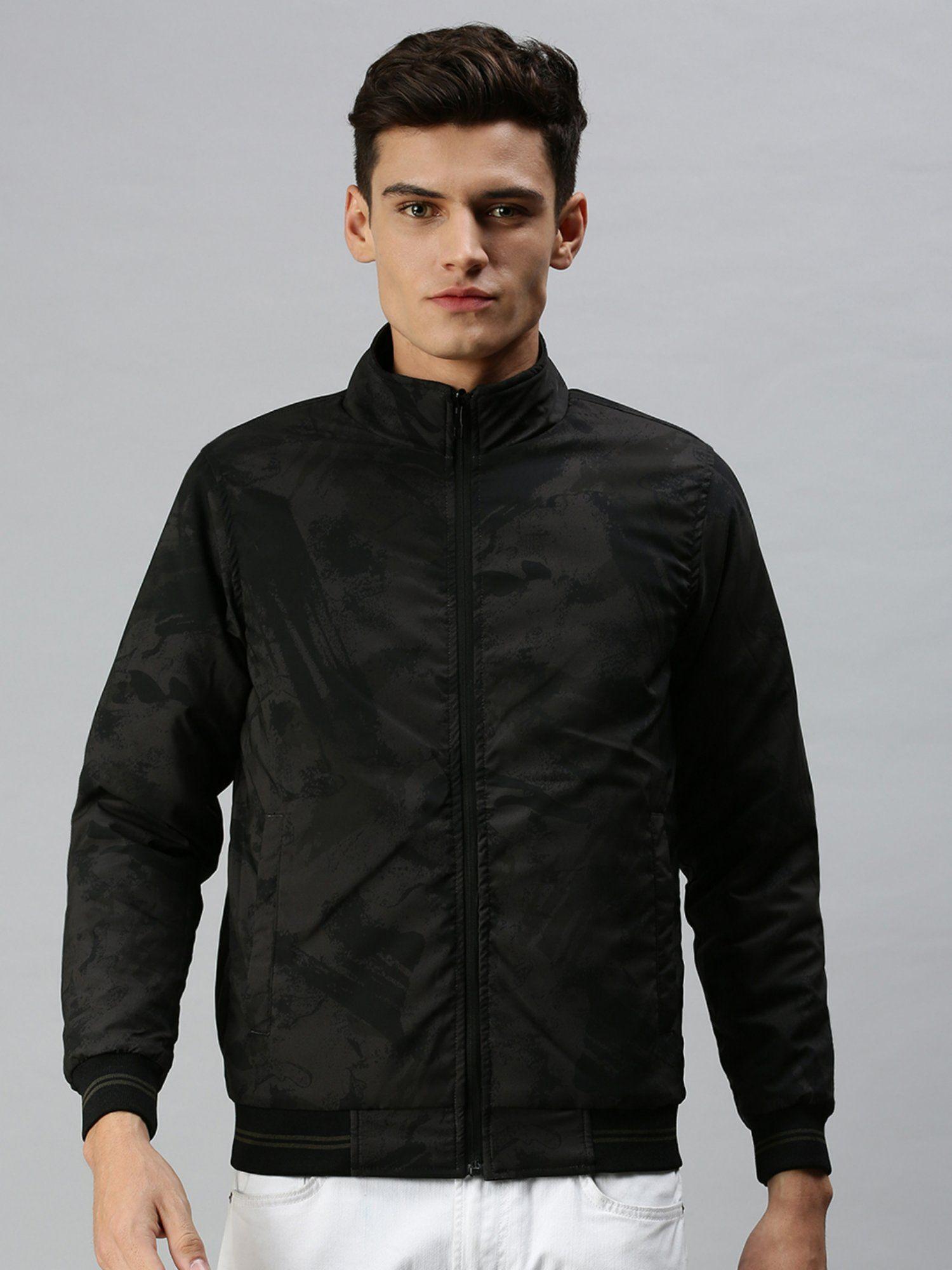 men-casual-solid-reversible-black-jacket