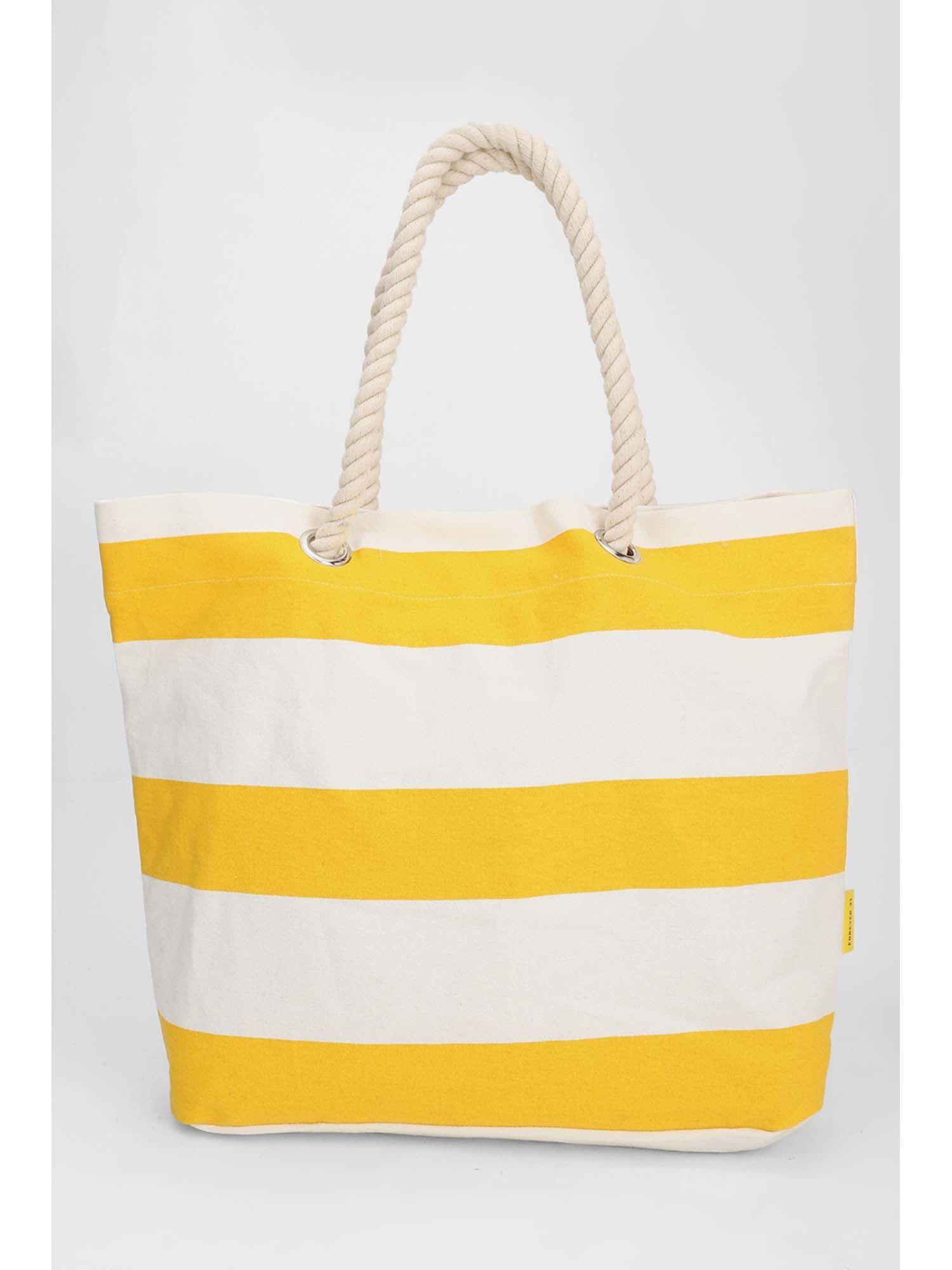 yellow-stripes-tote-bag