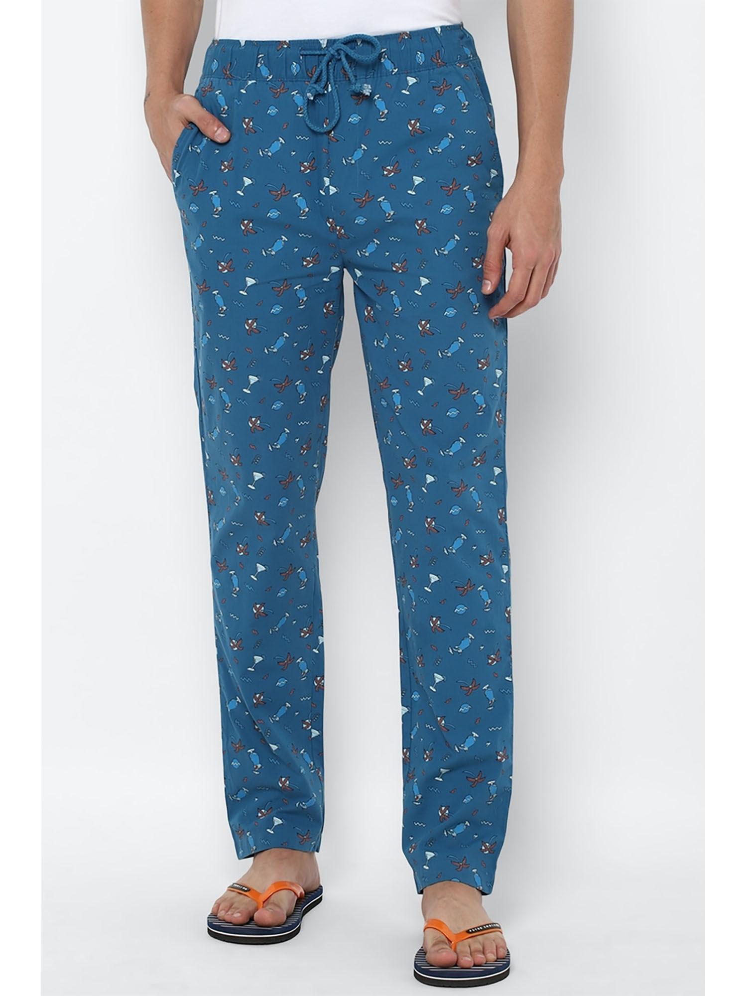 Blue Printed Pyjama