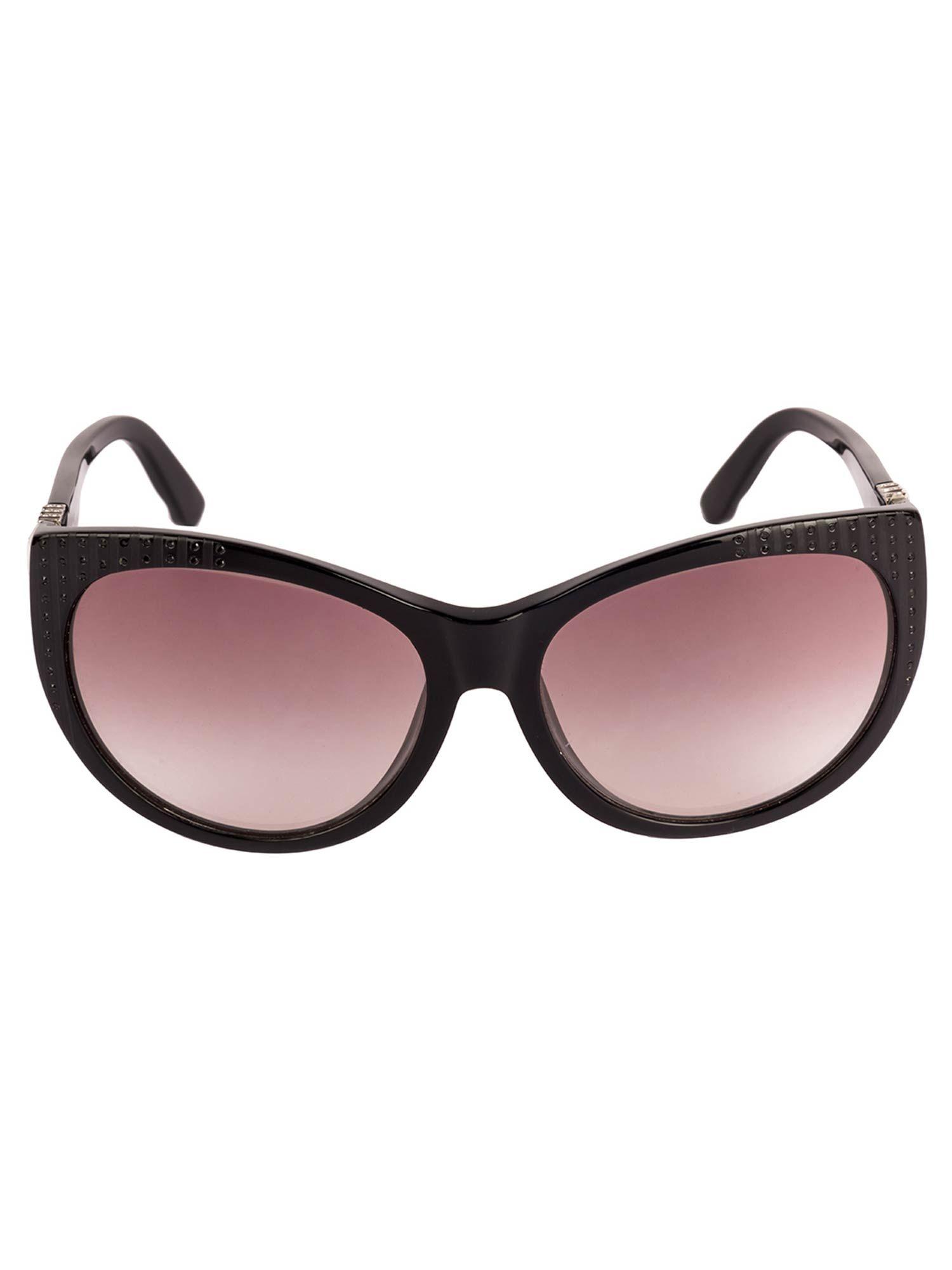 Oval Sunglasses with Brown Lens for Women