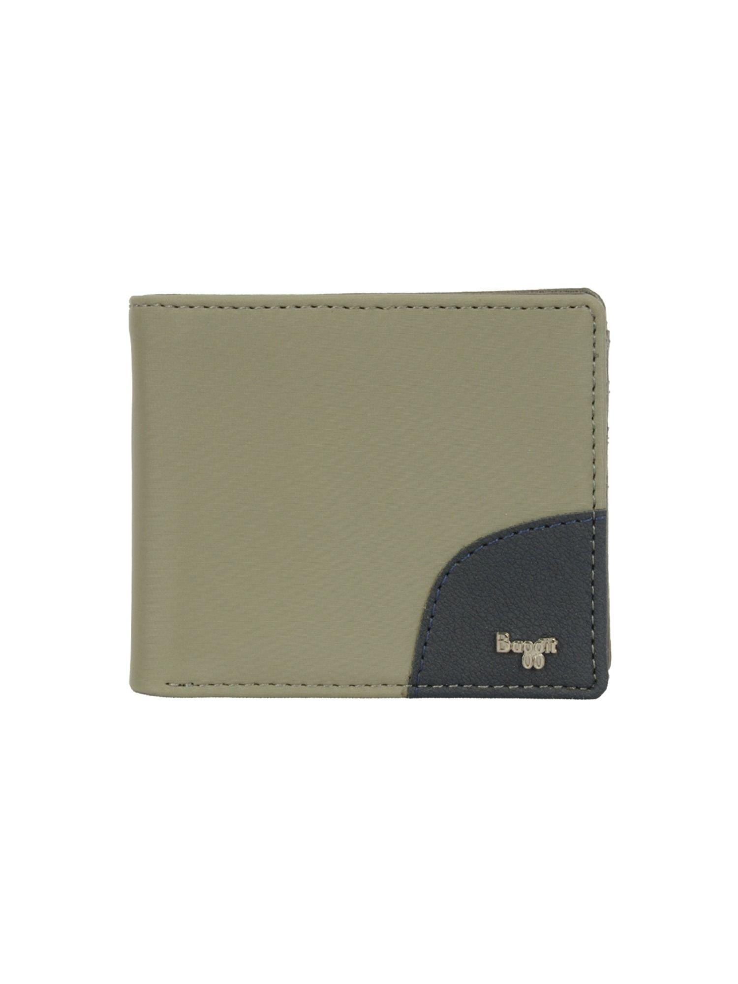 Mikel Small Green 2 Fold Wallet