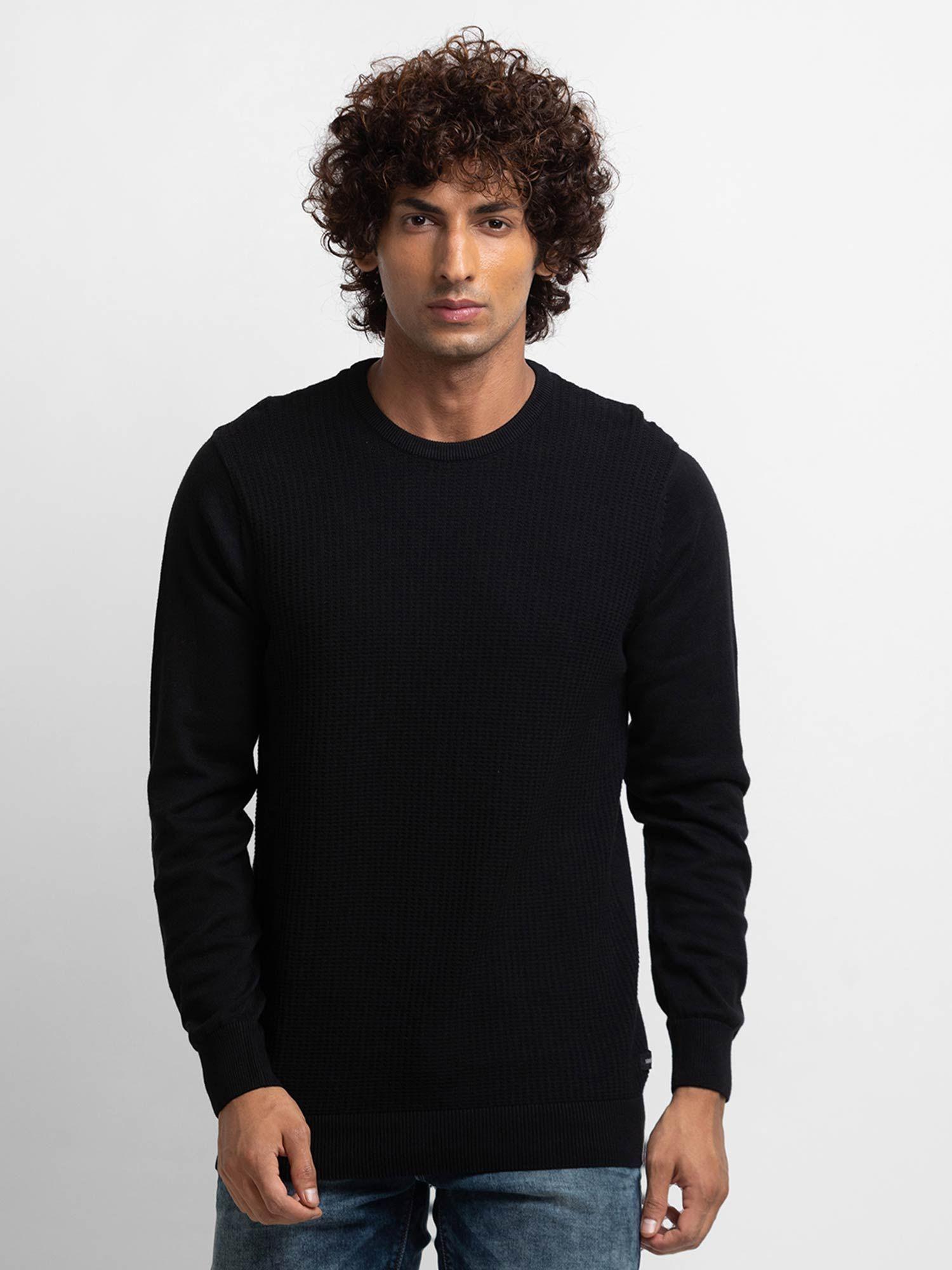 black-cotton-full-sleeve-casual-sweater-for-men