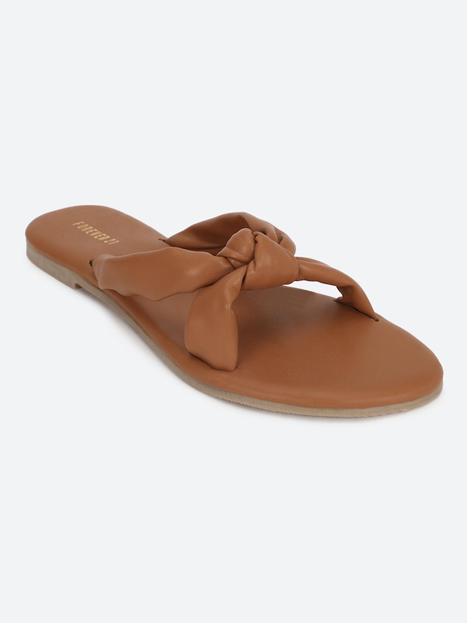 brown-solid-flats
