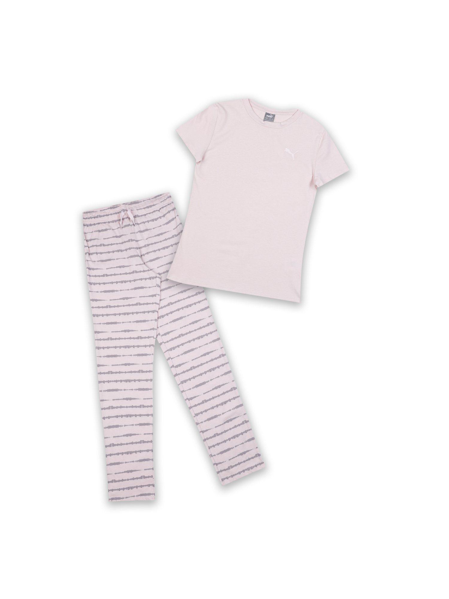 Girls Tee & Design Pyjama (Set of 2)