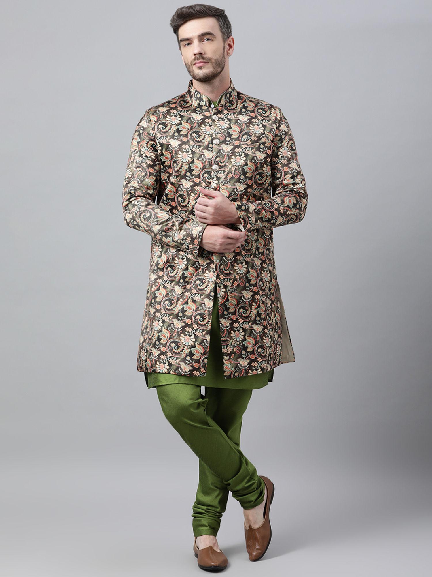 ethnicwear-sherwani-for-men---green