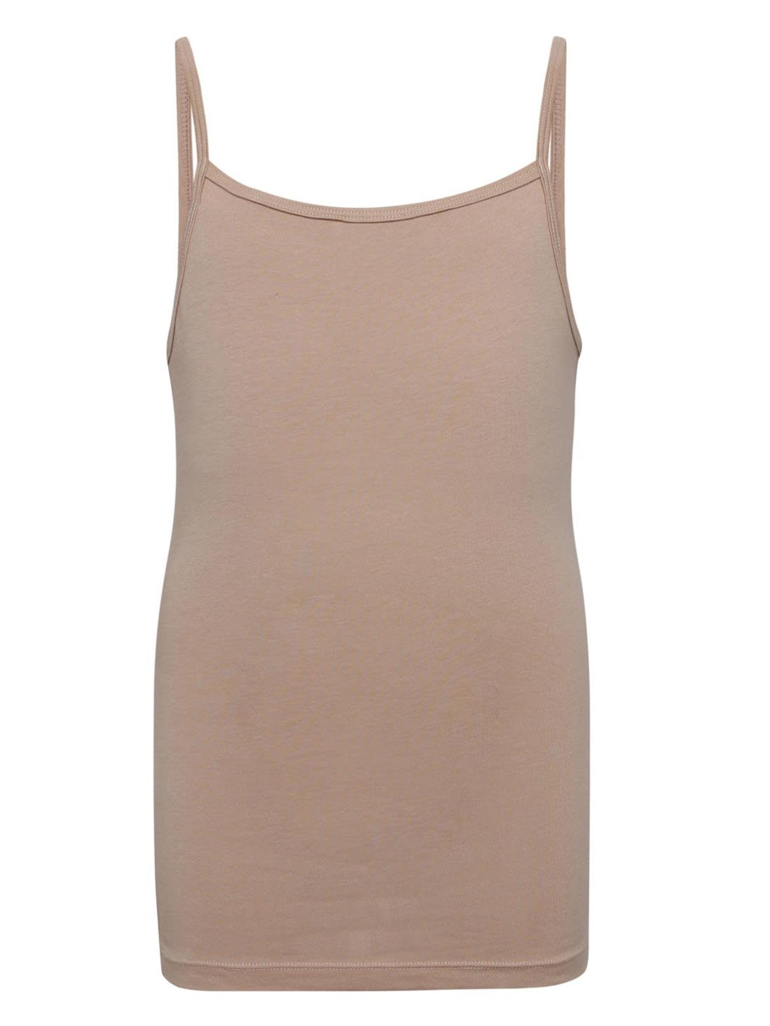 Beige Solid Camisole
