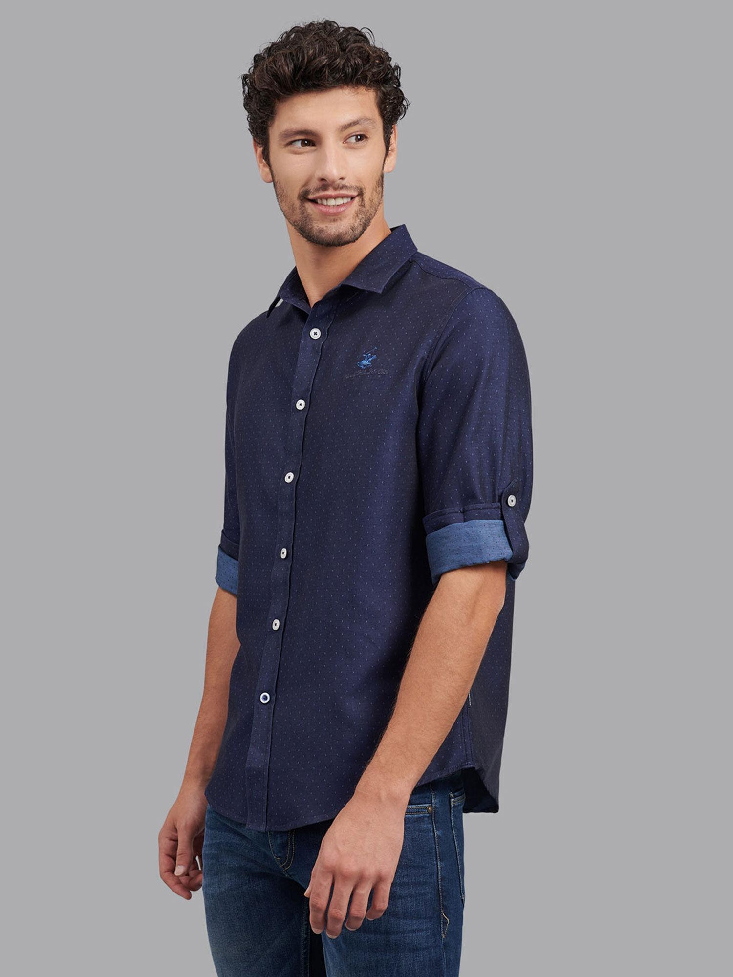 On Line Chatter Roll Sleeve Shirt