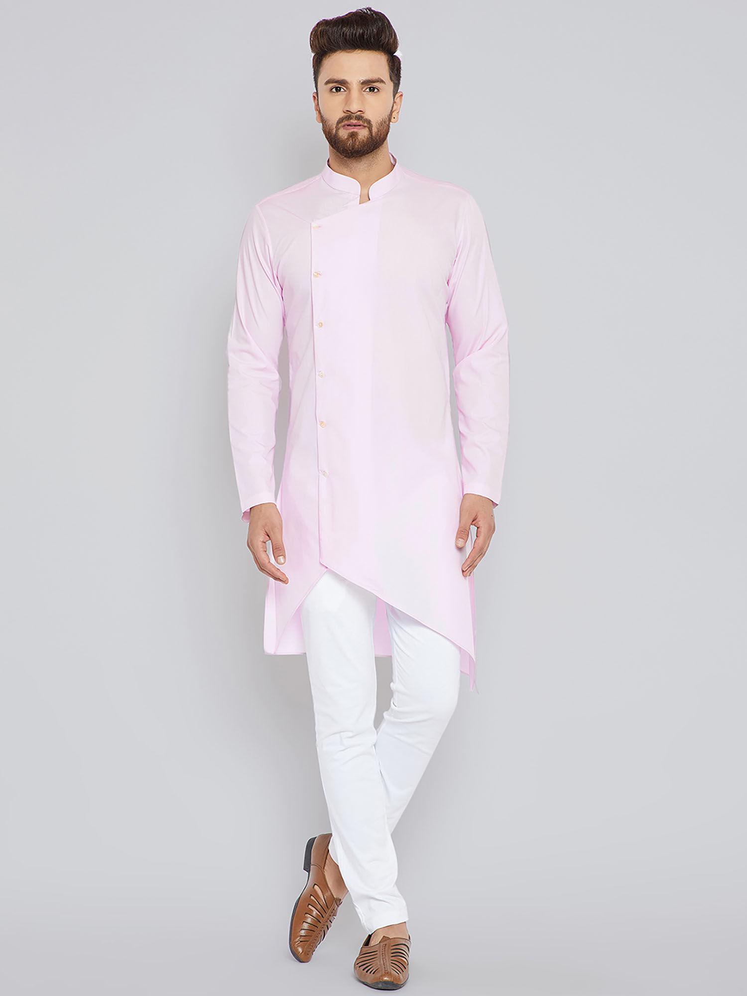 pink-solid-full-sleeves-kurta-&-pyjama-(set-of-2)