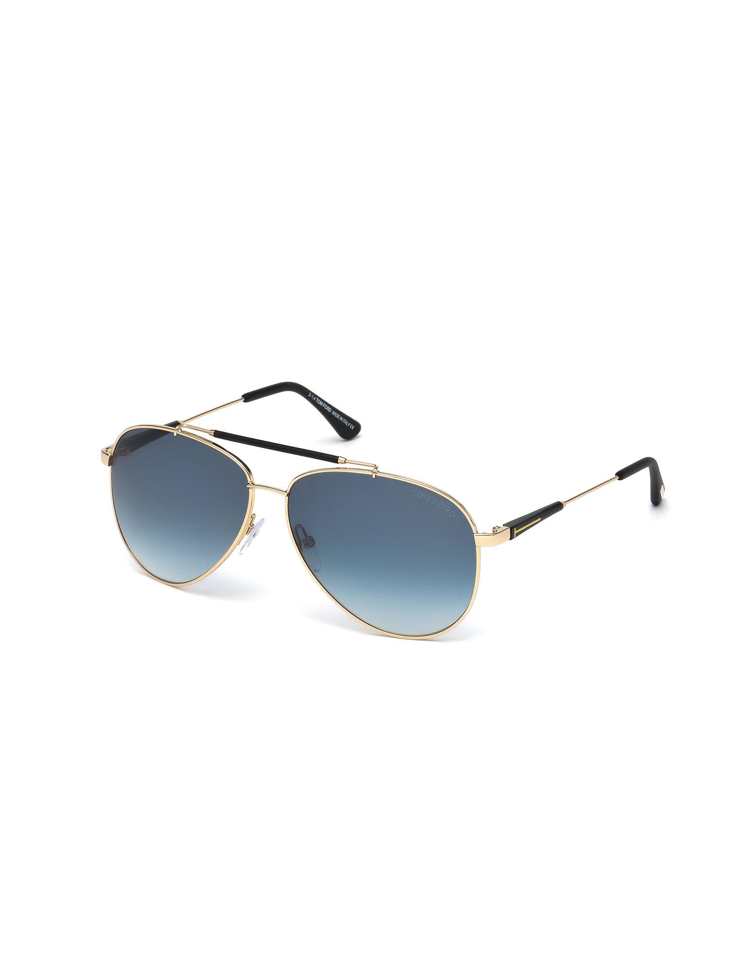 Gold Aviator Sunglasses - FT0378 60 28W