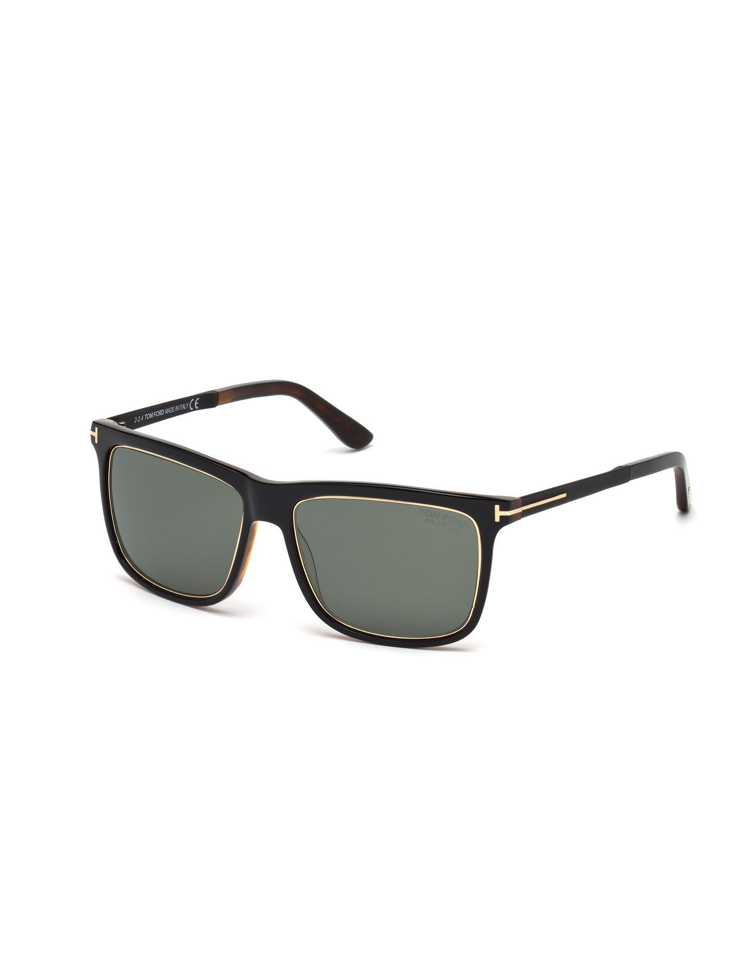 Black Square Sunglasses - FT0392 57 01R