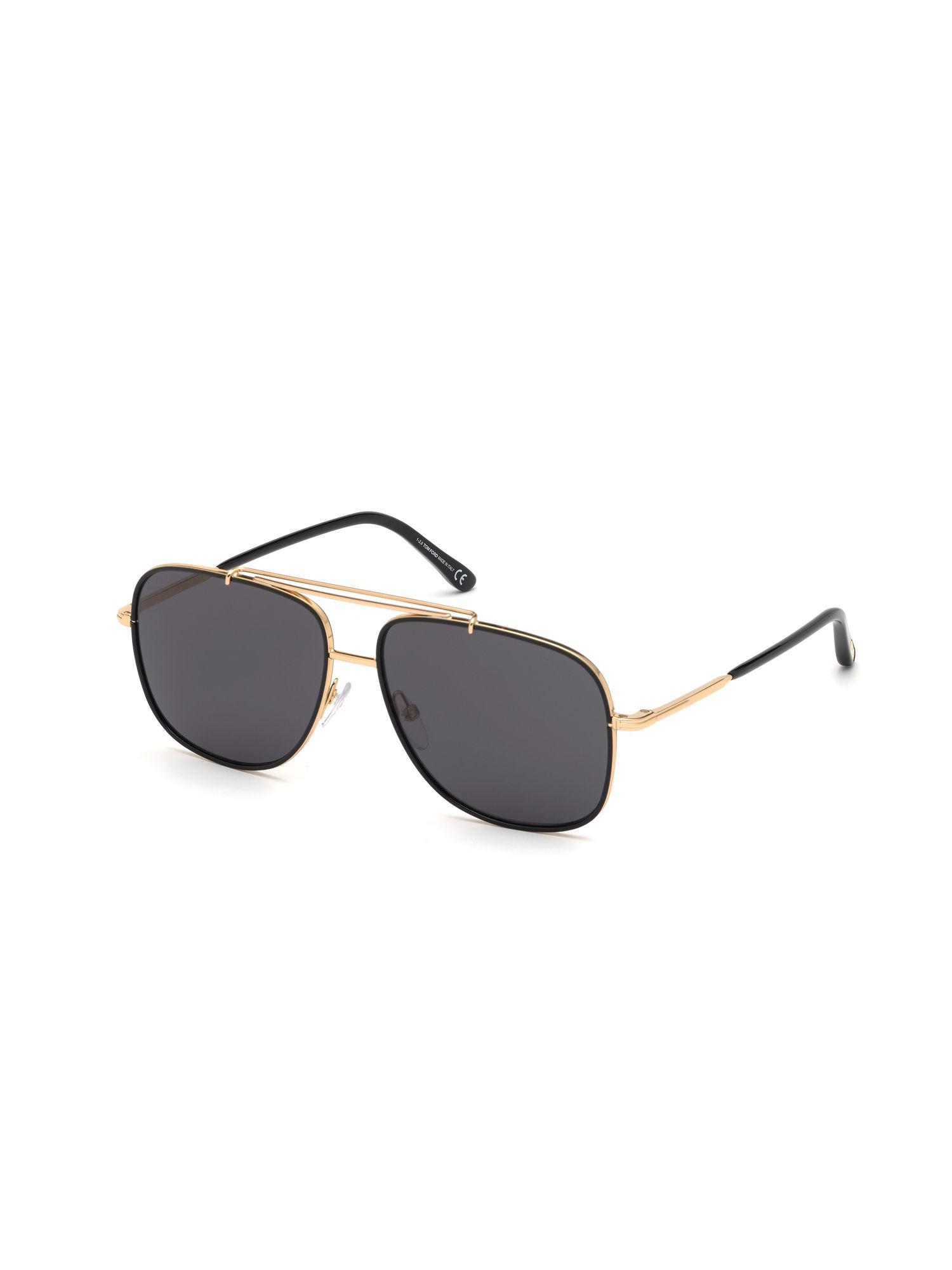 Gold Round Sunglasses - FT0693 58 30A