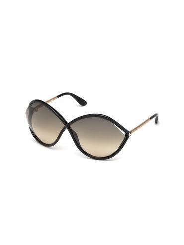 Black Oversized Sunglasses - FT0528 70 01B