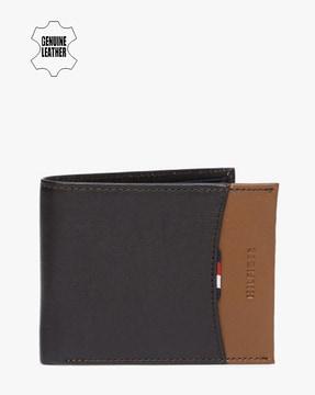 Genuine Leather Bi-Fold Wallet with Branding