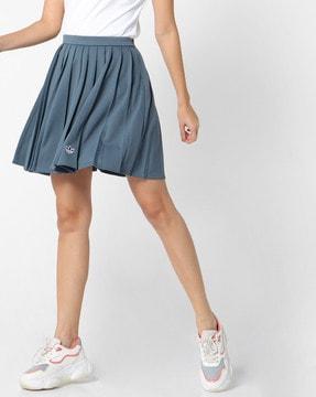 mid-rise-pleated-a-line-skirt