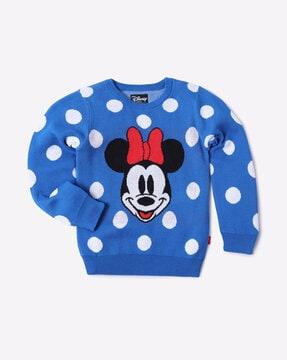 minnie-mouse-pullover-with-polka-dots