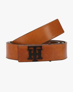 Leather Belt with Branding