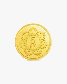 5G 24 KT(999) Yellow Gold Coin