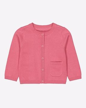 button-front-cardigan-with-patch-pocket