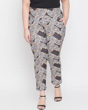 Abstract Print Jeggings
