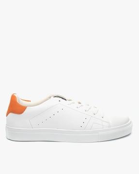 Flat Lace-Up Sneakers