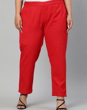 Insert Pockets Relaxed Fit Trousers