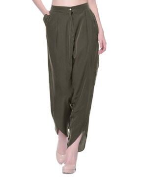 Slit Detail Relaxed Fit Pant