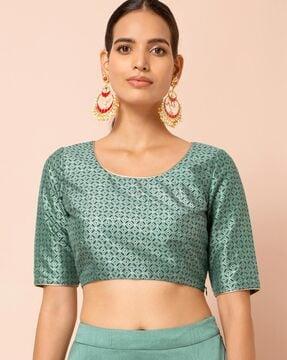 jade-mughal-foil-print-crop-top