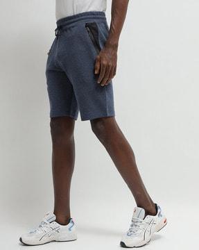 Heathered Slim Fit Shorts