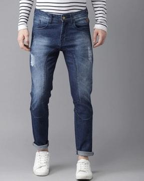Light-Wash  Relaxed Jeans