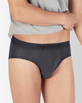 Briefs with Typographic Waistband