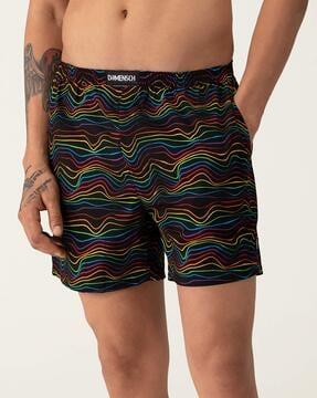 Graphic Print Boxer with Elasticated Waist