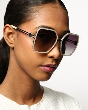 203701 Full-Rim UV-Protected Square Sunglasses