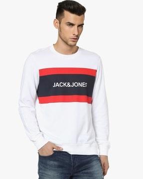 Brand Print Slim Fit Sweatshirt