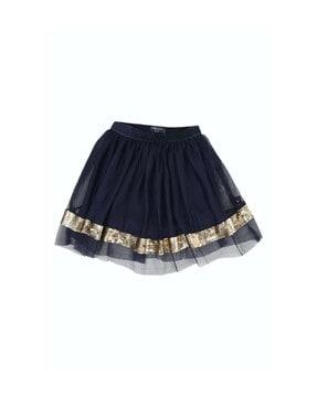 Embellished Flared Skirt