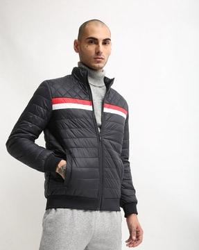 Quilted Jacket with Insert Pockets
