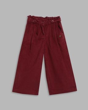 Flat-Front Slim-Fit Trousers